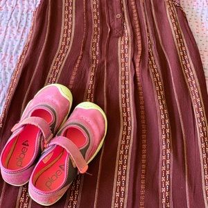 Girls “Plae” pink glitter shoe